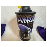 MN Vikings Memorabilia - Topps Signature Class Chris Carter and Adrian Peterson Cards, Collector Cup, Children
