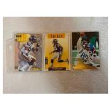 Vikings Hall of Famer Chris Carter Trading Cards (Qty 3)