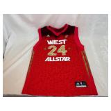 Kobe Bryant #24 Adidas NBA West All-Star Game Jersey (Size Large)
