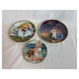 Vintage Collectible Plates - Sandra Kuck Limited Edition "A Time to Love" and "Star Spangled Sky" with "Baby