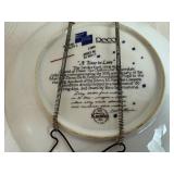 Vintage Collectible Plates - Sandra Kuck Limited Edition "A Time to Love" and "Star Spangled Sky" with "Baby