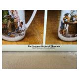 Norman Rockwell Four Mug Set