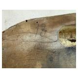 Antique Wood Block Print Making Form