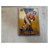 Oversized Football Cards (10) in Protective Covers