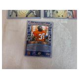 Oversized Football Cards (10) in Protective Covers