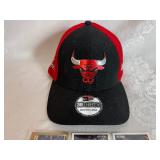 New Chicago Bulls Hat with Nine Trading Cards Including Two Scottie Pippen Cards