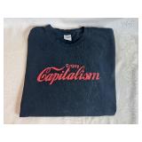 "Enjoy Capitalism" 3XL T-Shirt (Gently Used)