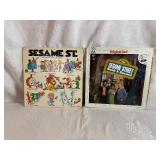 Vintage Sesame Street Vinyl Records - 1970 Original Cast Book and Record, 1974 Mr. Pickwik and The Fun Learn Company