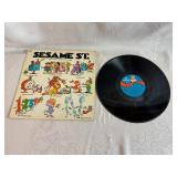 Vintage Sesame Street Vinyl Records - 1970 Original Cast Book and Record, 1974 Mr. Pickwik and The Fun Learn Company