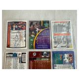 Hall of Fame Quarter Back Cards - Dan Marino (3 Cards), Troy Aikman (3 Cards), John Elway (3 Cards)