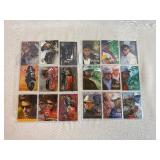 Top NASCAR Drivers - Dale Earnhardt (4 cards), Jeff Gordon (5 cards), NASCAR Owners and Crew Chiefs (9 cards)