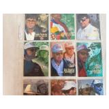 Top NASCAR Drivers - Dale Earnhardt (4 cards), Jeff Gordon (5 cards), NASCAR Owners and Crew Chiefs (9 cards)