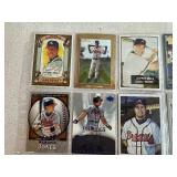 Chipper Jones Trading Cards (18 Cards)