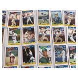 1988 Topps American Baseball Complete Set 1-88.  Includes Boggs, Brett, Carter, Ryan, Puckett and many more!