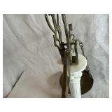 Antique Italian Alabaster and Brass Balance Scale