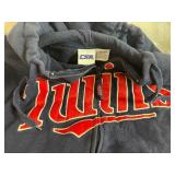 MN Twins Zip Down Hoodie Size 2XT Gently Used