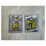 Two Justin Jefferson Cards: 2020 Leaf and 2024 Panini
