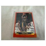 Ten NBA Player Cards: Reggie Miller, Charles Barkley, Isiah Thomas, Carmelo Anthony, Derrick Rose, Chris Weber, Jalen Rose, Tyrese Maxey and Seth Curry