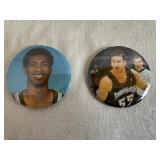 Twelve MN Timberwolves Player Buttons