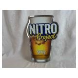 Samuel Adams Nitro Project Tin Beer/Mancave Sign 12" x 17.5"