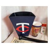 Twins Memorabilia - Autographed Bat, World Series Paper, World Series Ticket and More