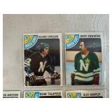 Vintage MN North Stars Trading Cards (8)