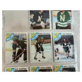 Vintage MN North Stars Trading Cards (8)