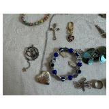 Vintage and Costume Jewelry including Bracelets, Necklaces, Earrings and Pins