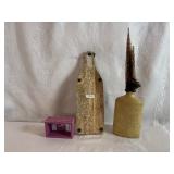 Wine Themed Cutting Board, Decorative Bottle and Wooden Sign