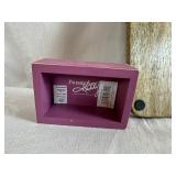 Wine Themed Cutting Board, Decorative Bottle and Wooden Sign