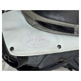 Laura Diaz Autographed Golf Bag, Laura Diaz Autographed Caddie Vest, Two Clubs and Two Club Covers