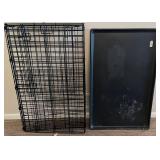 SR - Dog Kennel Set with Kirkland Bed and Adjustable Gate