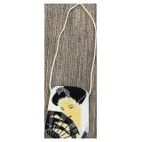 LR - Vintage Beaded Jeromes Shoulder Purse with Geisha Design