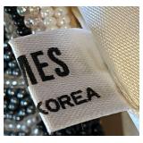 LR - Vintage Beaded Jeromes Shoulder Purse with Geisha Design