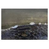 LR - Bottega Veneta Python Clutch and Susan Gail Black Leather Purse Set