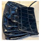 LR - Bottega Veneta Python Clutch and Susan Gail Black Leather Purse Set