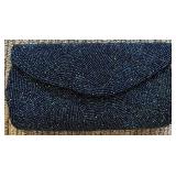 LR - Beaded Clutch Purse and Embroidered Change Purse Set