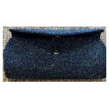 LR - Beaded Clutch Purse and Embroidered Change Purse Set