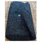 LR - Beaded Clutch Purse and Embroidered Change Purse Set