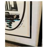 DR - Personettes Silhouette Print by Julie Dennis in Frame