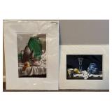 DR - 2 Still Life Artworks: Michael Weber Print and Gary Curtis Watercolor Board