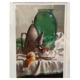 DR - 2 Still Life Artworks: Michael Weber Print and Gary Curtis Watercolor Board