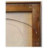 DR - Adam Sorensen Abstract Art Painting with Blue and Green Spheres