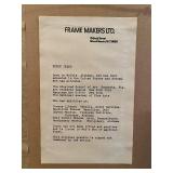 DR - Framed Merle Izard Signed Limited Edition Jonquil Artwork