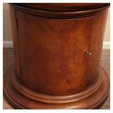 LR - Polo Ralph Lauren Round Wood Side Table