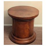 LR - Polo Ralph Lauren Round Wood Side Table