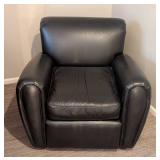 UL - Shenandoah Black Leather Armchair