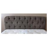 UL - King Size Bed Frame - Tufted Headboard