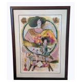 DR - Theo Tobiasse Harlequin Horse Print - Limited Edition 13/250