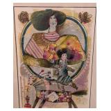 DR - Theo Tobiasse Harlequin Horse Print - Limited Edition 13/250